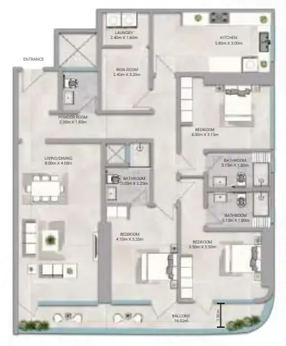 3BR Layout