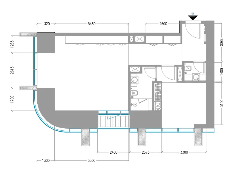 1 bed