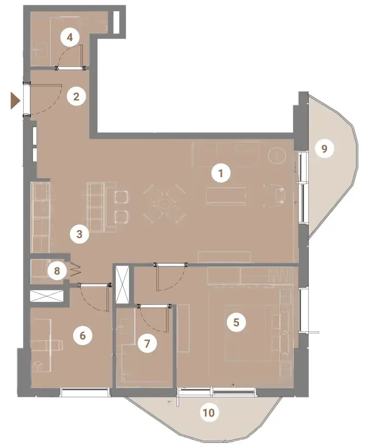 1BR Layout