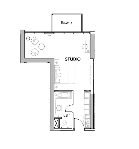 Studio floor plan