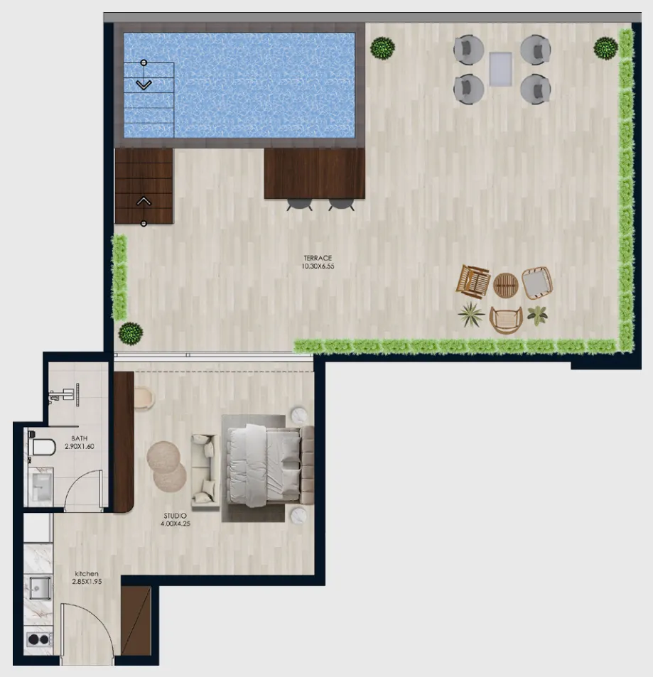 Studio floor plan