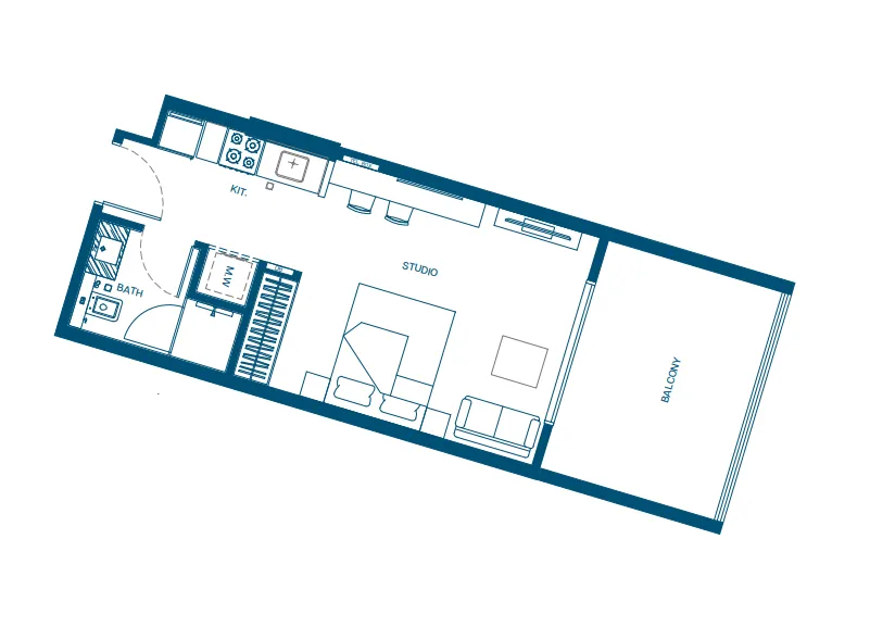 Studio floor plan