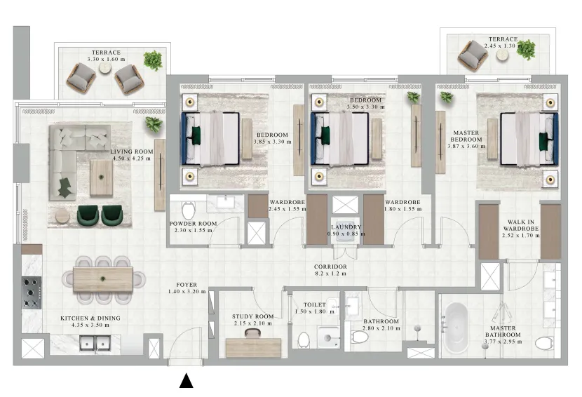 Emaar Golf Hillside floor plan