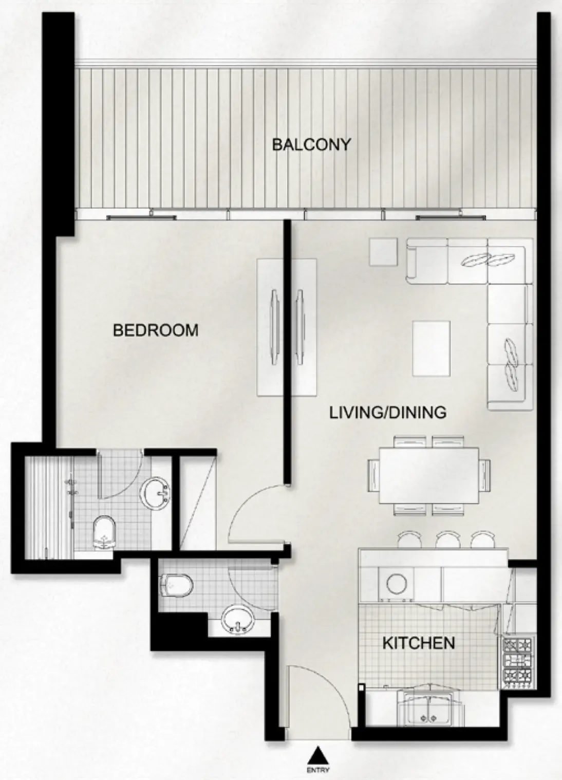 1 bed