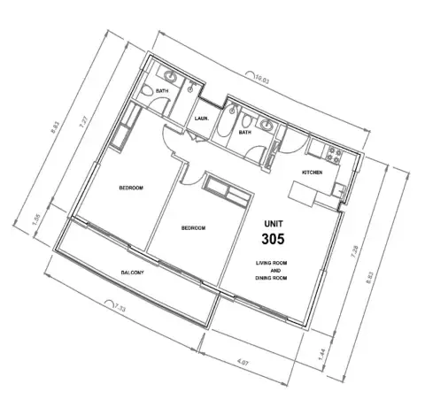 2 bed