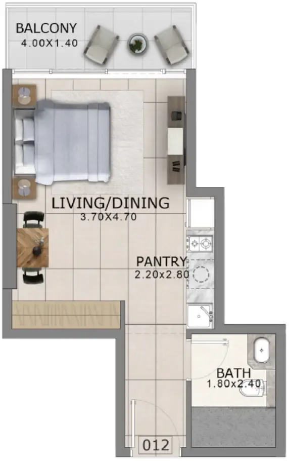 Studio floor plan