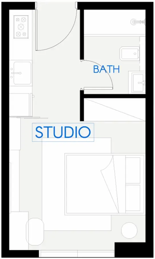 Studio floor plan