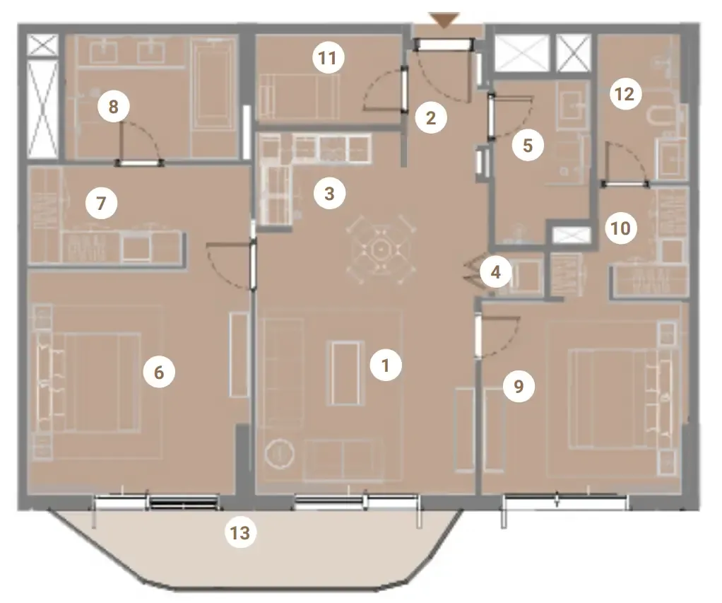 2BR Layout