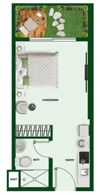 Studio floor plan