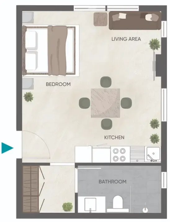 Studio floor plan