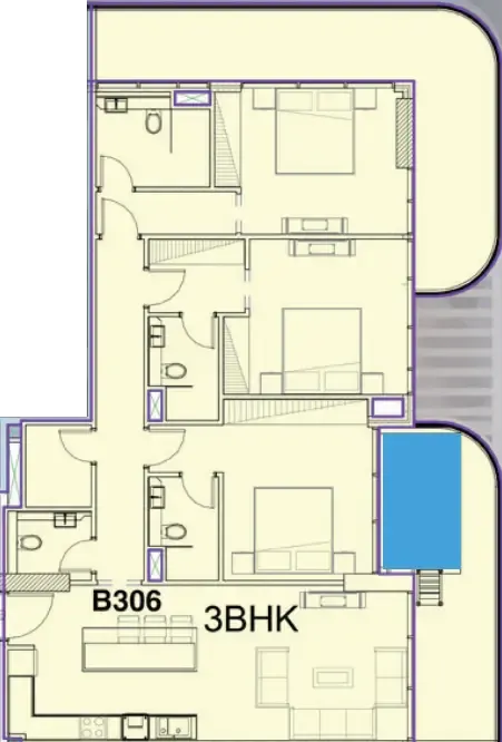 3BR Layout