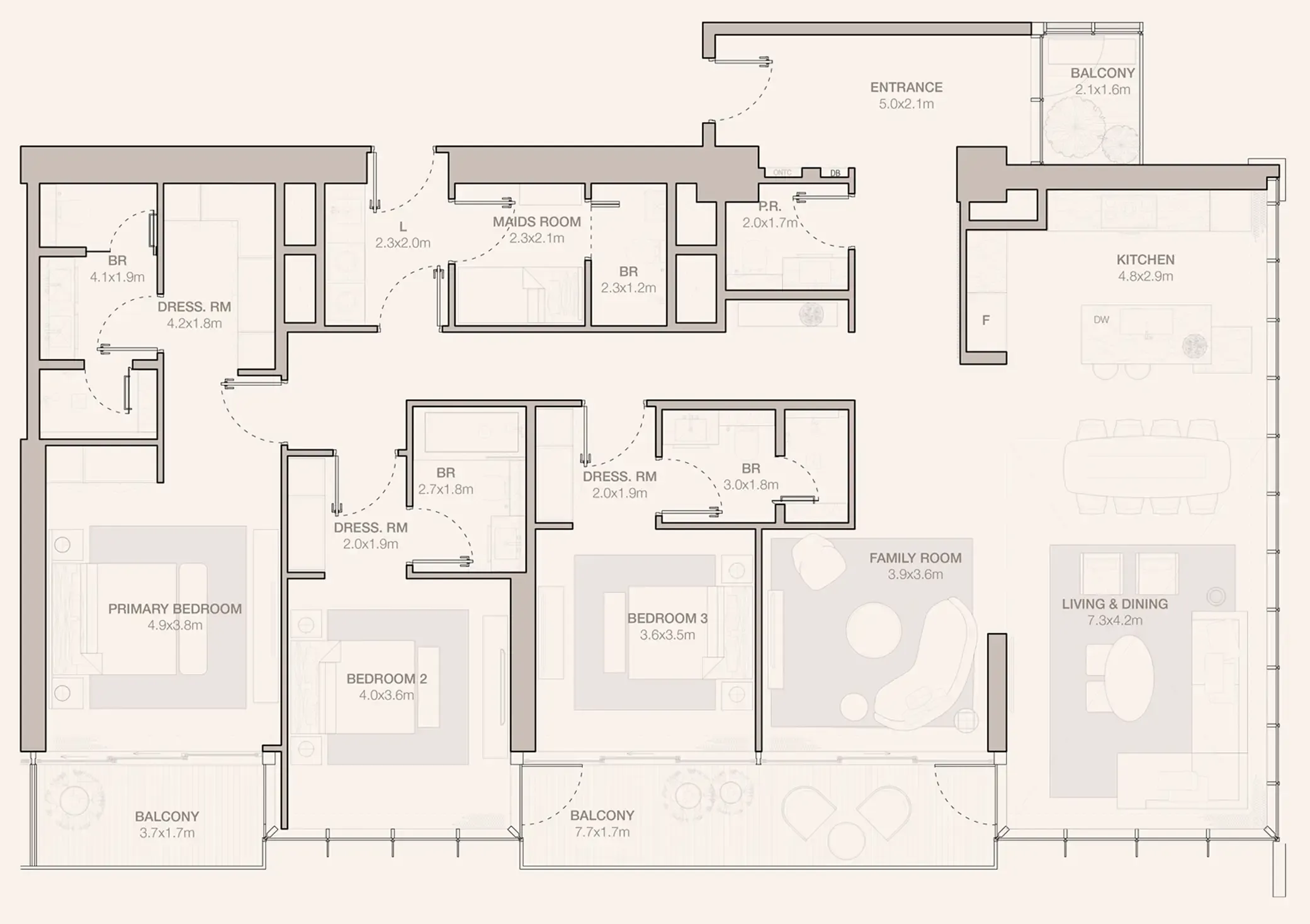 3 bed