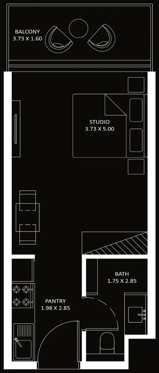 Studio floor plan