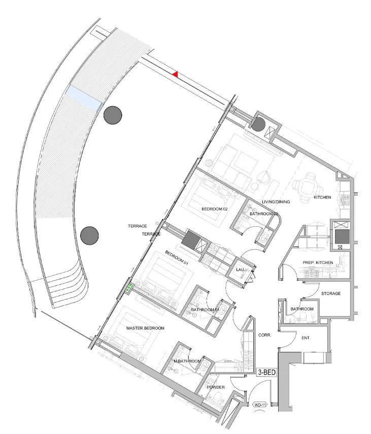3BR Layout