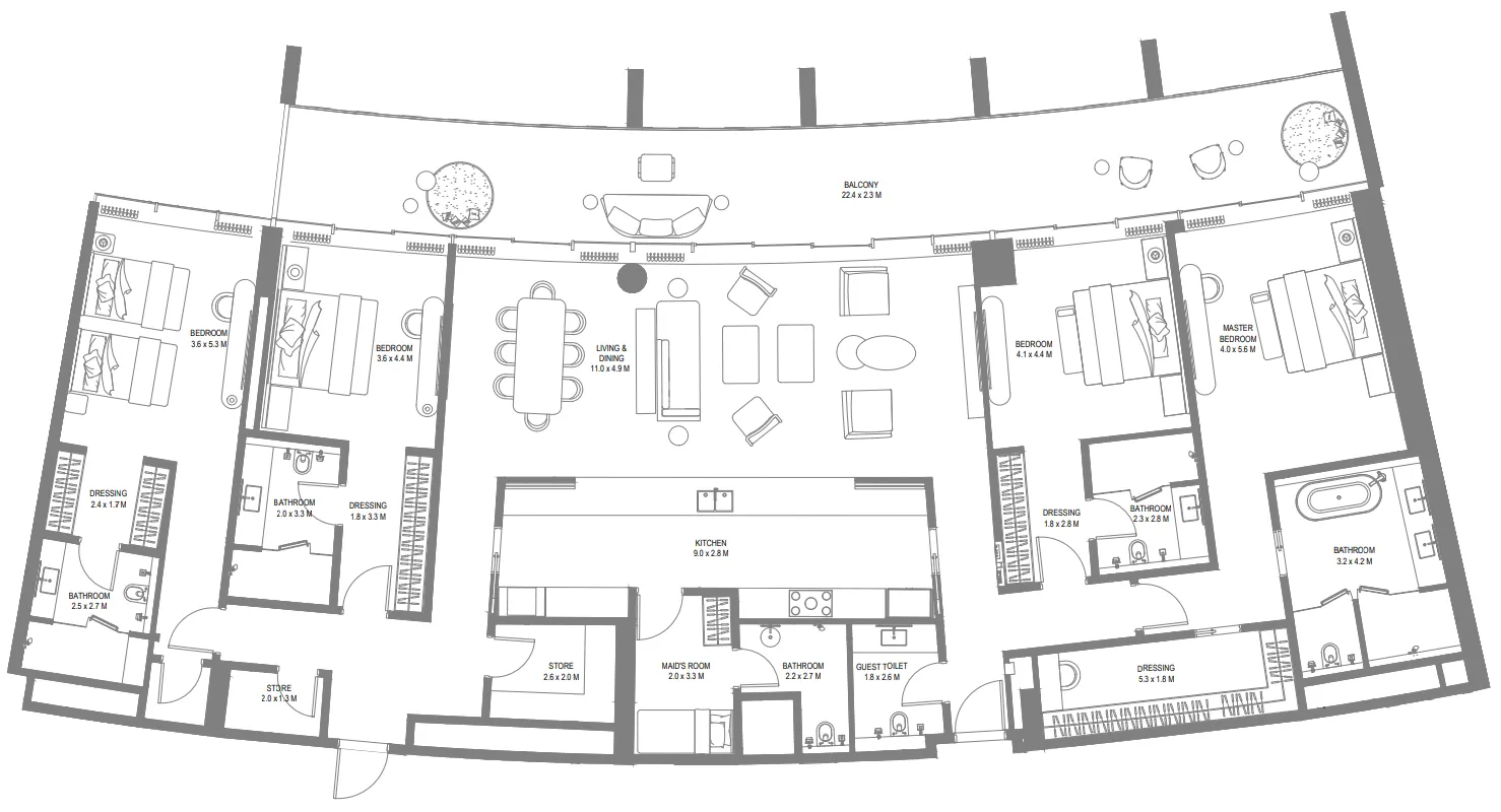 4BR Layout
