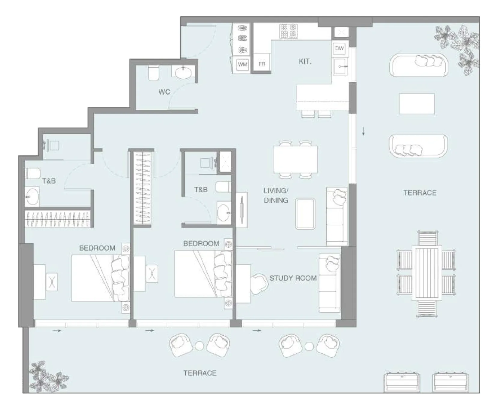 LUM1NAR — 5 Bedrooms floor plan