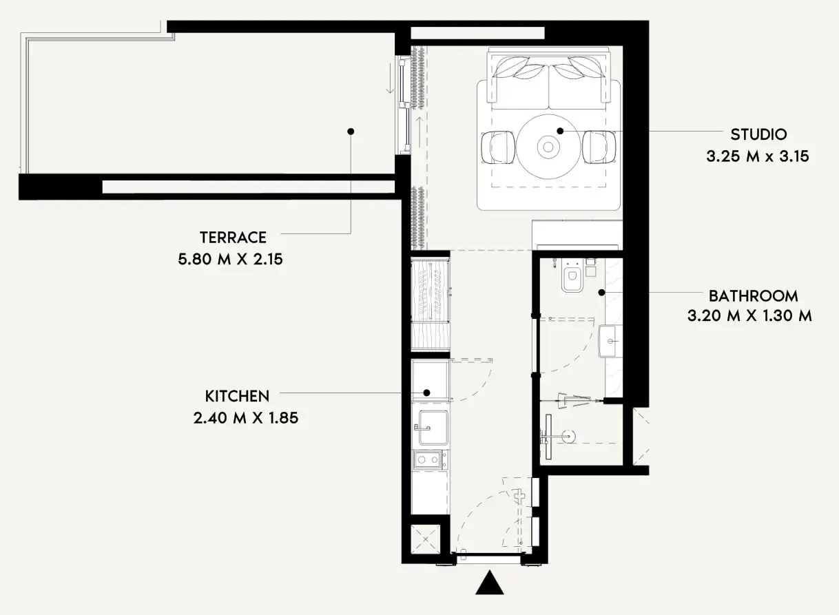 Studio floor plan