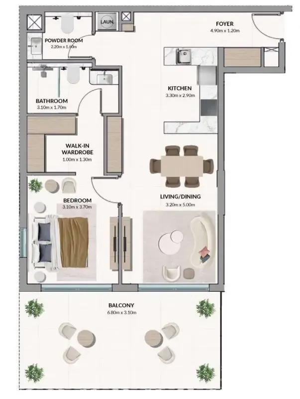 Woodland Terraces — floor plan