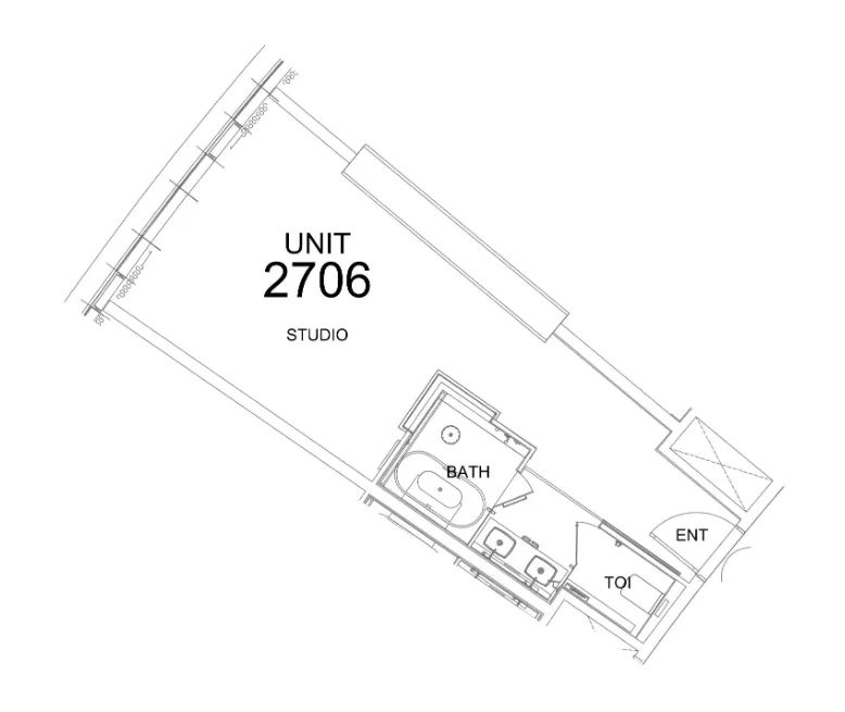 Studio floor plan