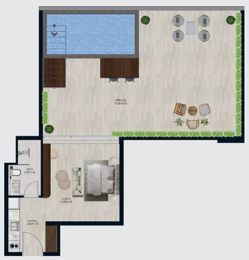 Studio floor plan