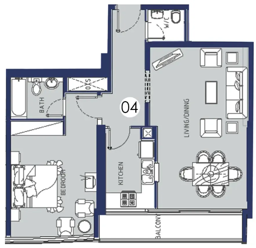 1BR Layout