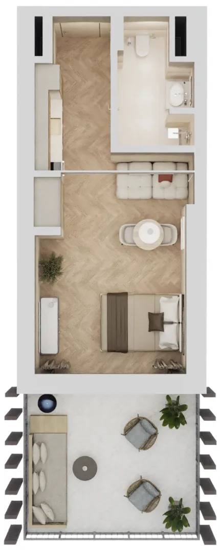 Studio floor plan