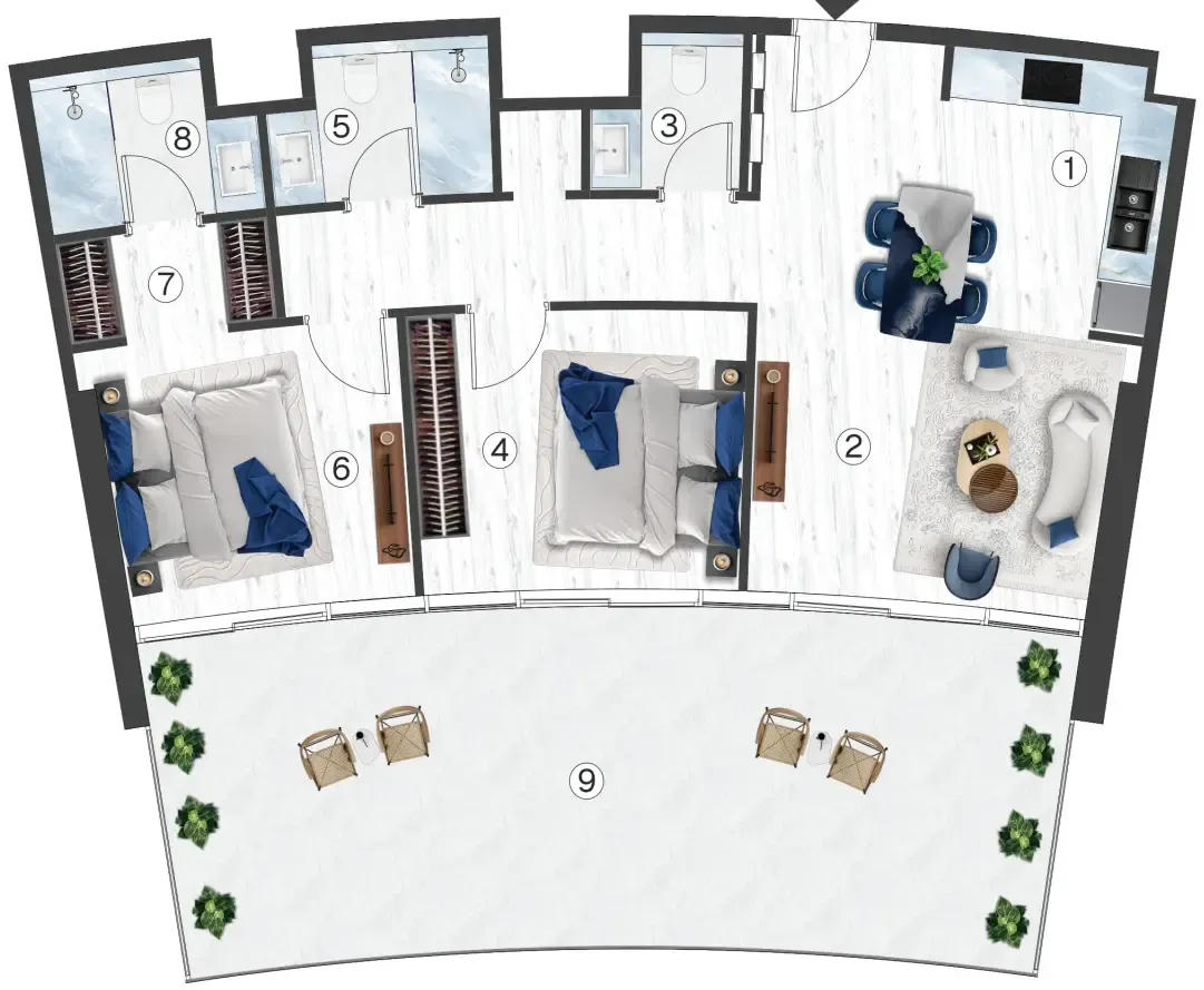 2BR Layout