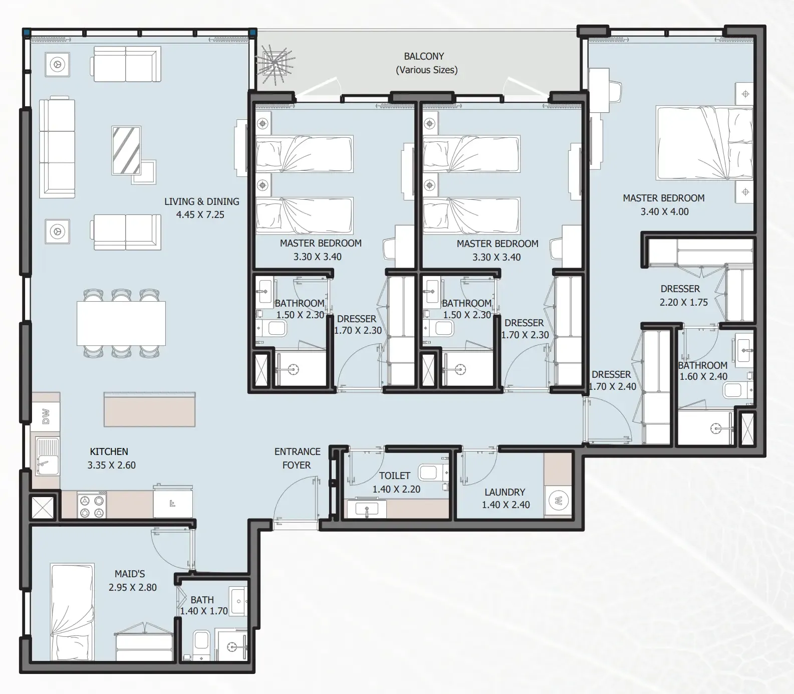 3BR Layout