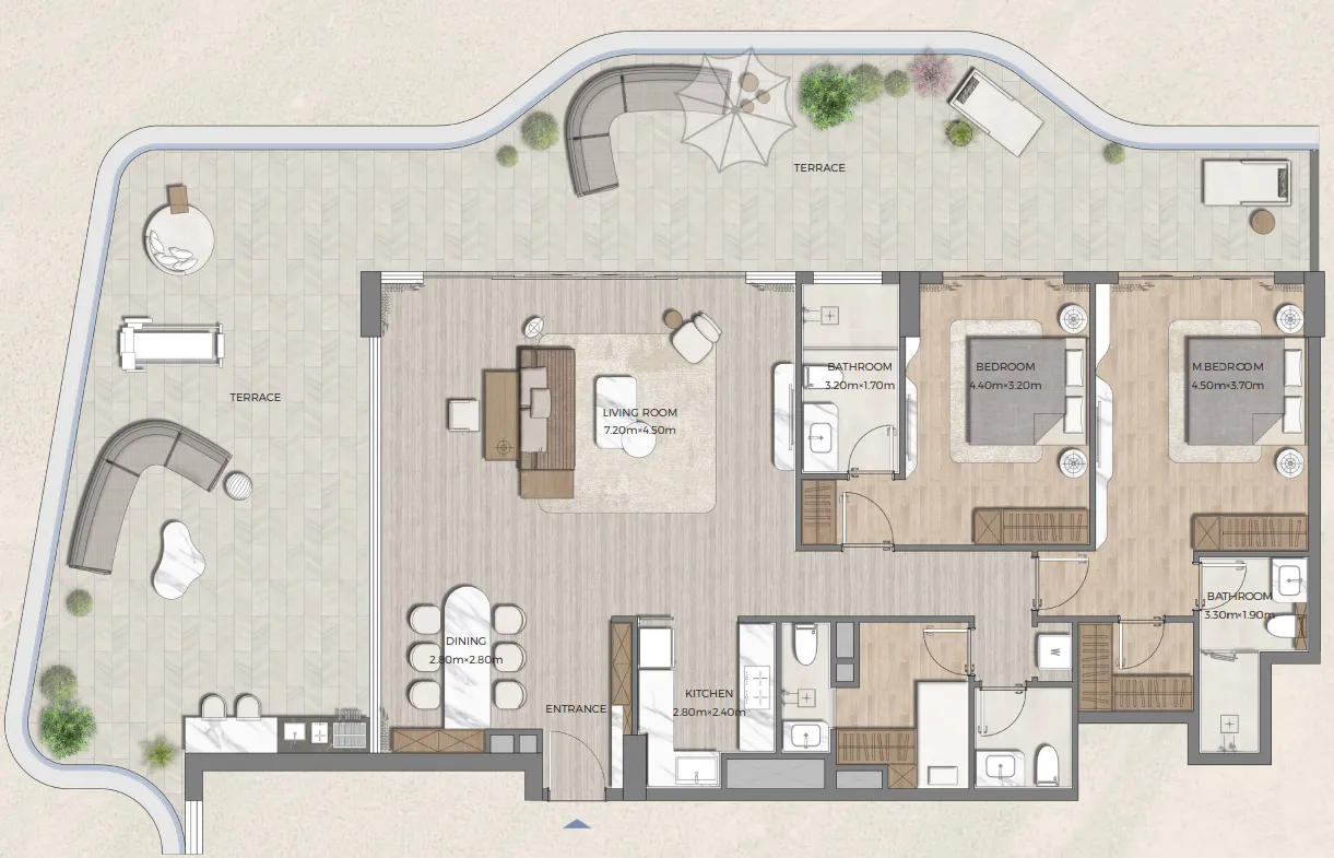 Tomorrow 166 — 3 Bedrooms floor plan