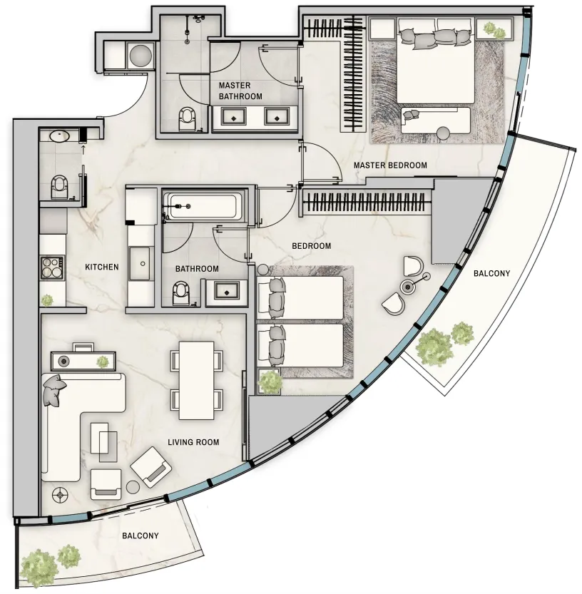 2BR Layout
