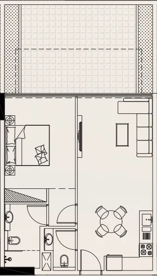 1 bed