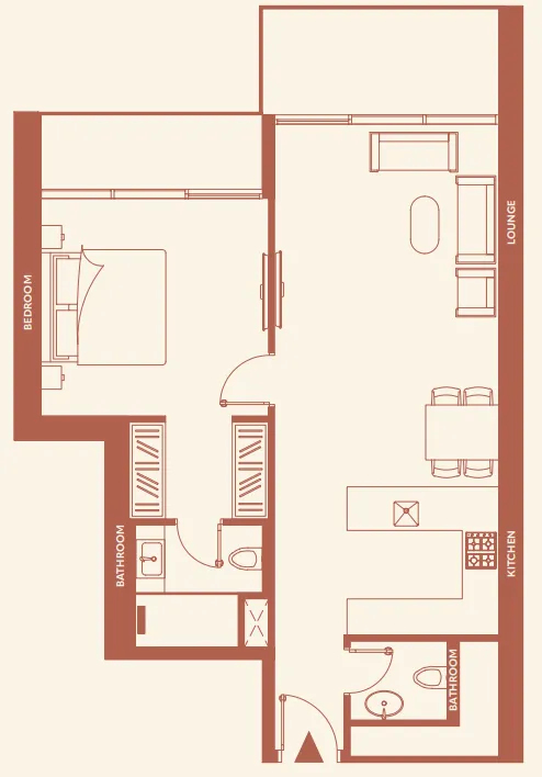 1BR Layout