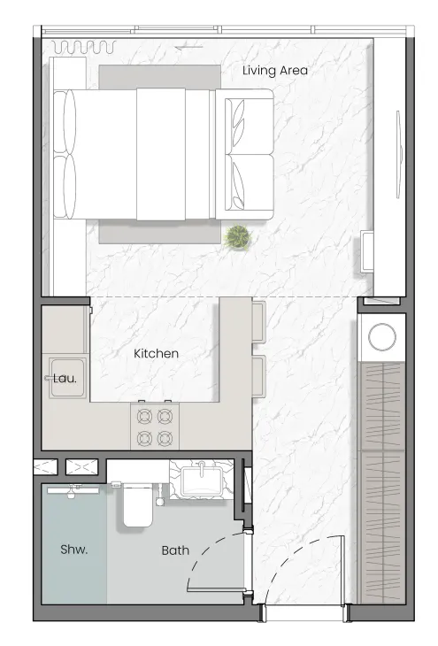 Studio floor plan