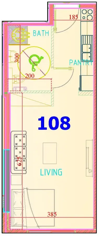 Studio floor plan
