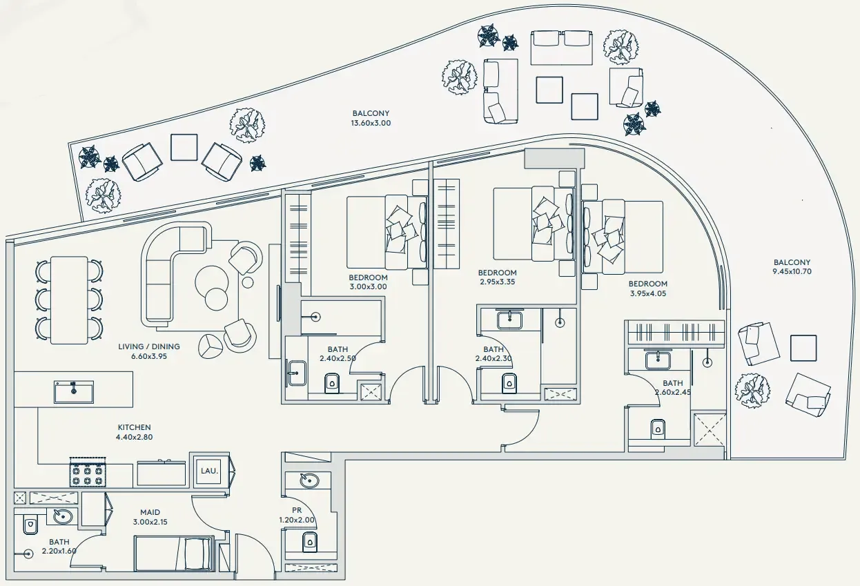 3BR Layout