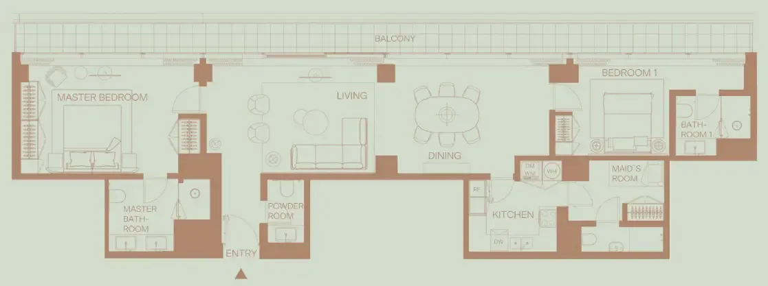 H&H Development Eden House The Park floor plan