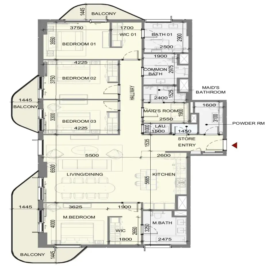 4BR Layout