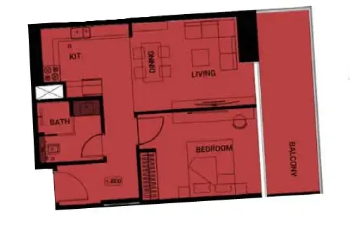 1 bed