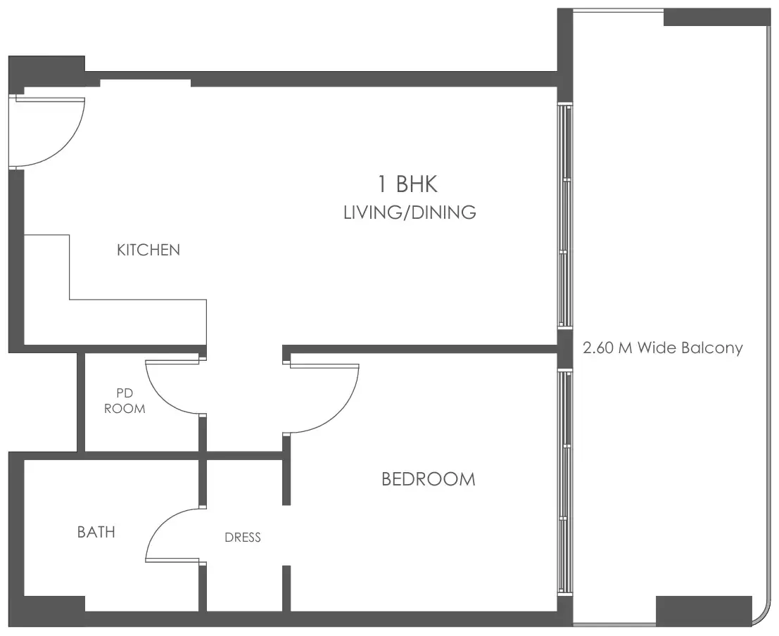Dugasta Al Haseen Residences 5 floor plan