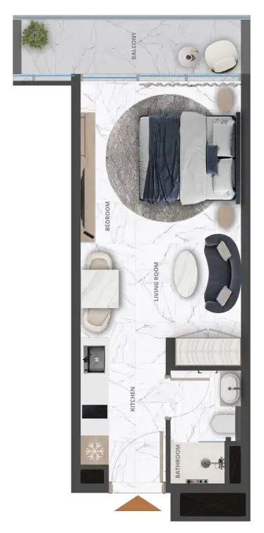 Studio floor plan