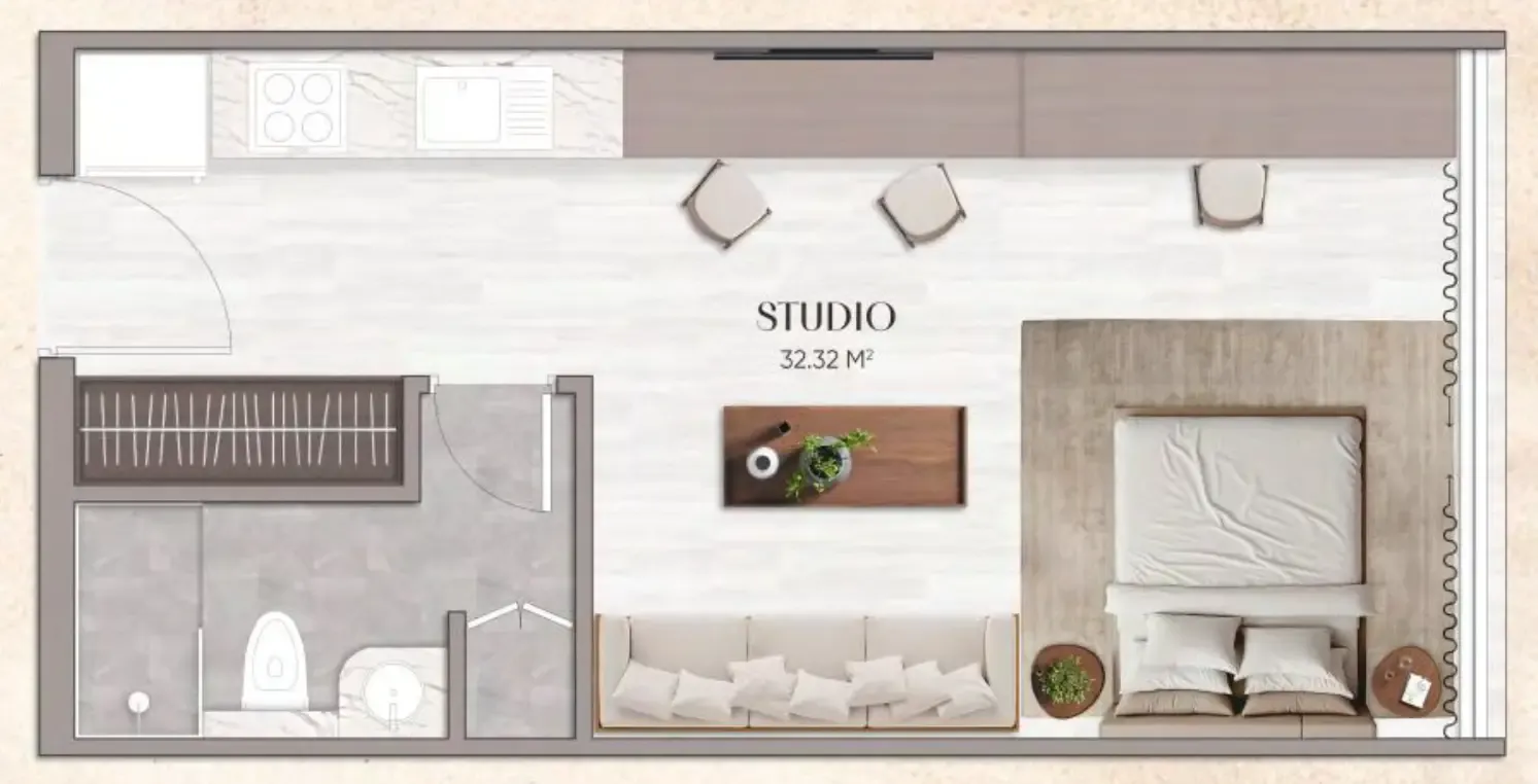 Studio floor plan