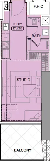 Studio floor plan