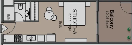 Studio floor plan