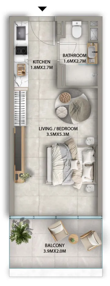 Studio floor plan