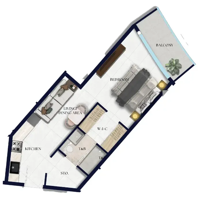Studio floor plan
