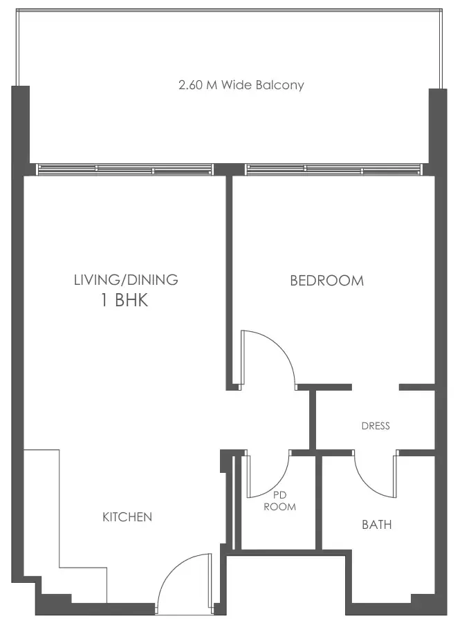 Dugasta Al Haseen Residences 5 floor plan