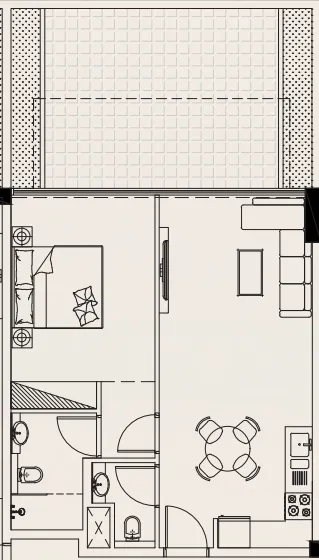 1 bed