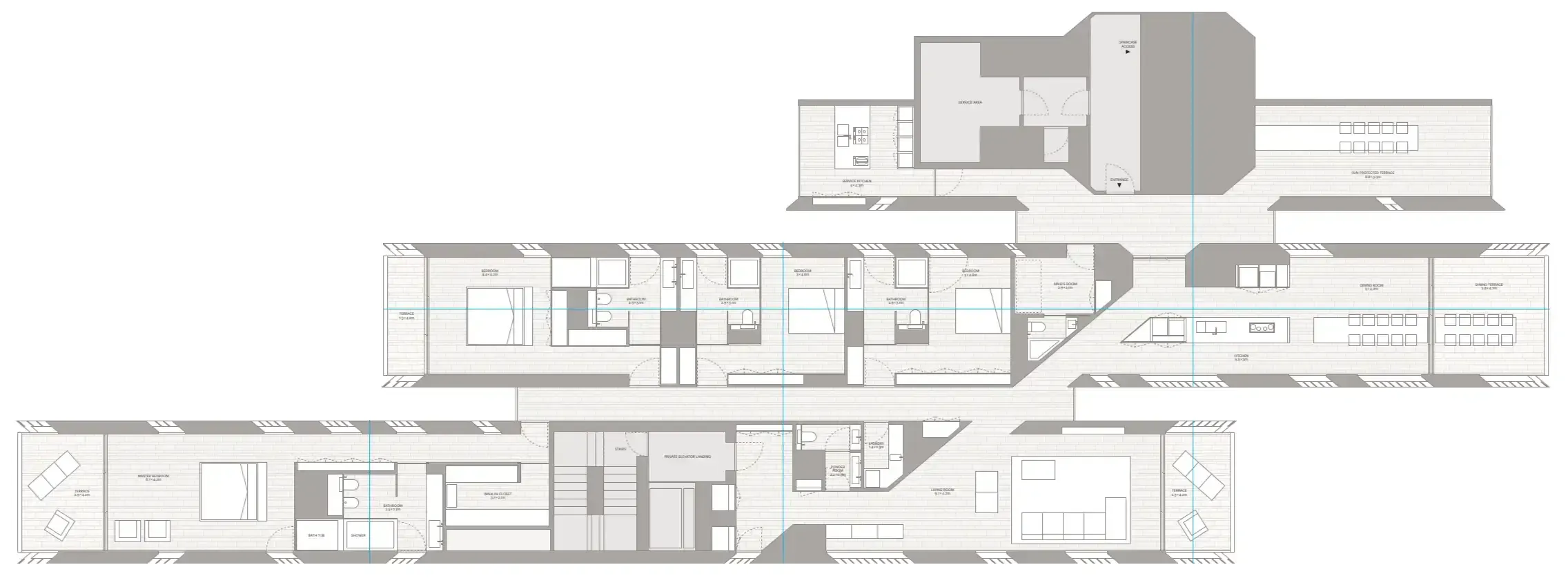 4 bedrooms floor plan