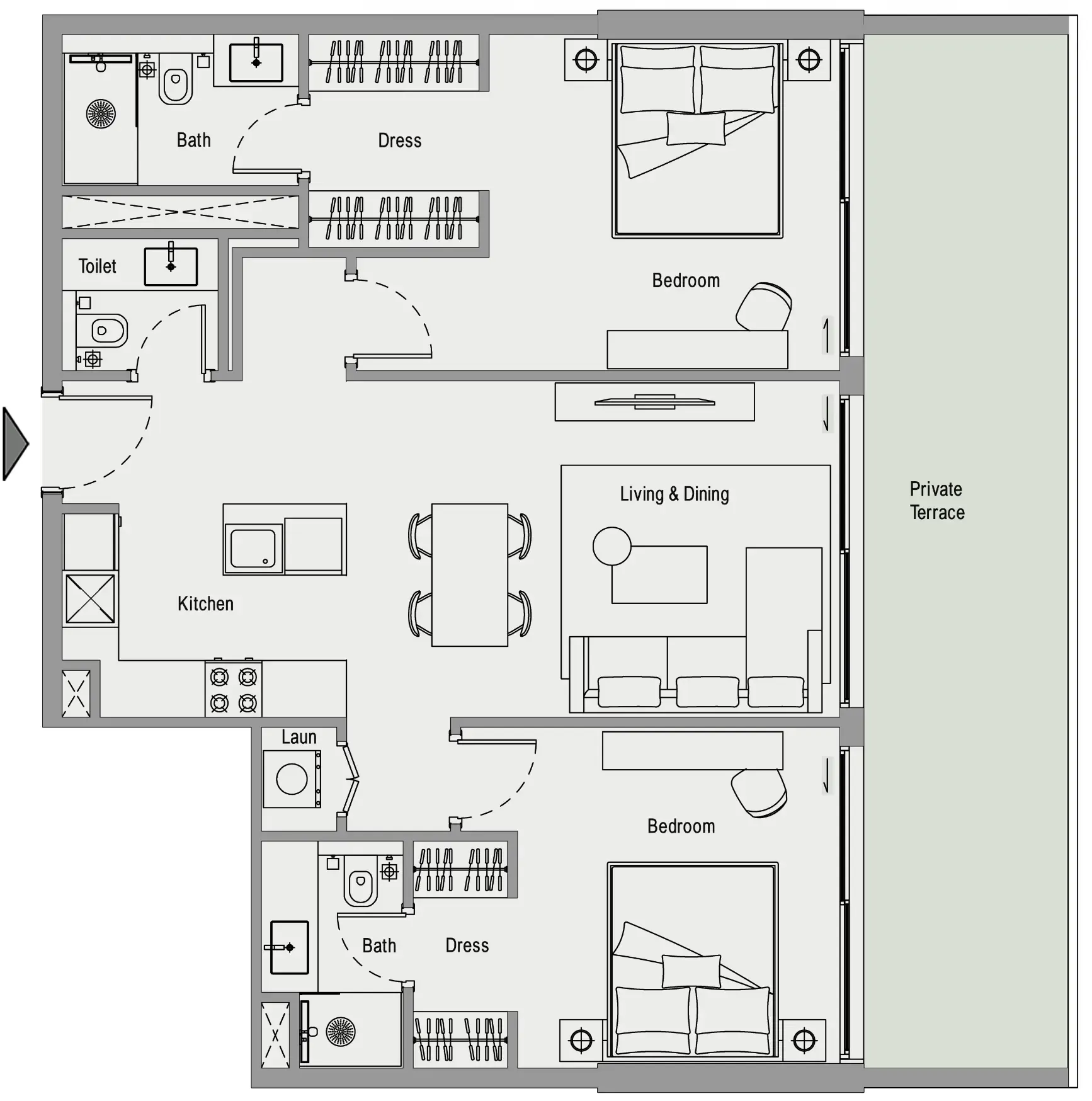 2BR Layout