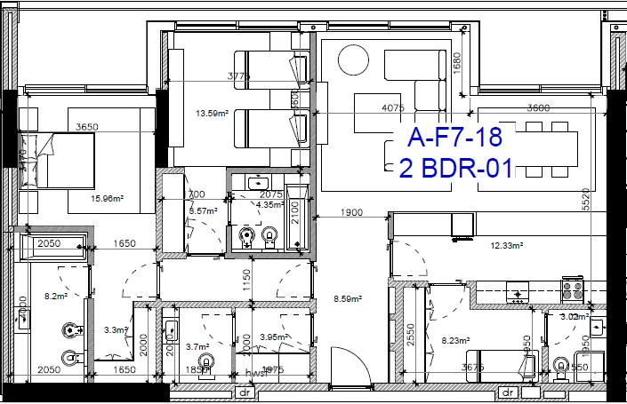 2BR Layout